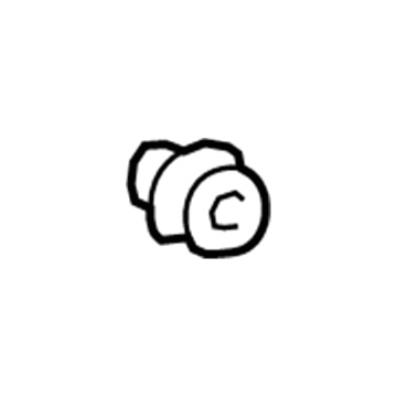 Toyota 90084-54012 Door Shell Bumper