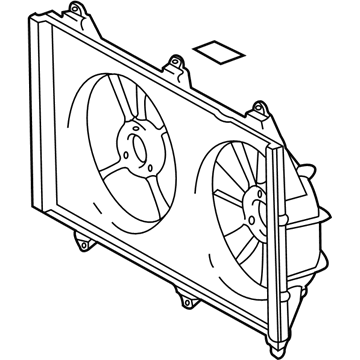Toyota 16711-20120 Fan Shroud