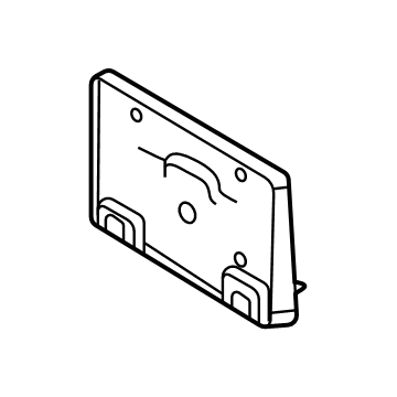 Toyota 52114-0A040 License Bracket