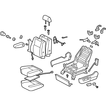 Toyota 71100-0C250-B6 Seat Assembly