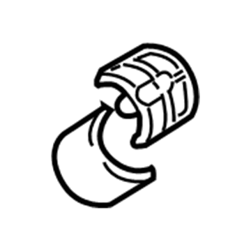 77248-33010 Toyota Filler Pipe Holder, Driver Side Illustration 1 of 1