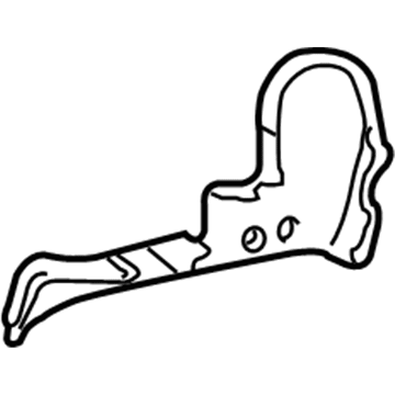 71829-48040-A0 Toyota Outer Cover, Rear Passenger Side Illustration 1 of 1