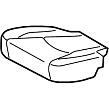 71075-48260-A2 Toyota Cushion Cover, Passenger Side Illustration 1 of 1