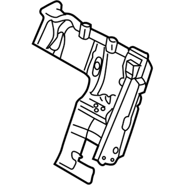 71017-48130 Toyota Seat Back Frame, Passenger Side Illustration 1 of 1