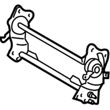 71047-48040 Toyota Lower Frame, Passenger Side Illustration 1 of 1