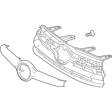Toyota 53101-0E170 Grille Assembly