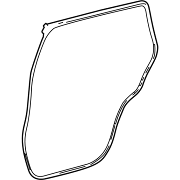 Toyota 67871-60150 Surround Weatherstrip