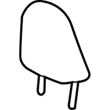 71910-02J70-B0 Toyota Headrest, Gray, Front Illustration 1 of 1