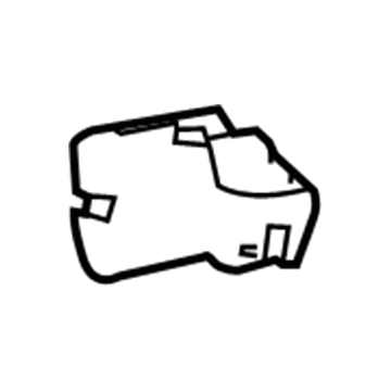 72137-02270-C0 Toyota Adjust Cover, Outer Passenger Side Illustration 1 of 1