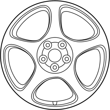 Toyota 42611-0R281 Wheel, Spare