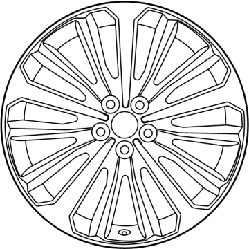 Toyota 42611-0EB80 Wheel, Alloy