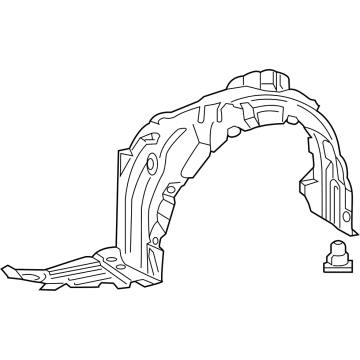 Toyota 53875-0A100 Fender Liner