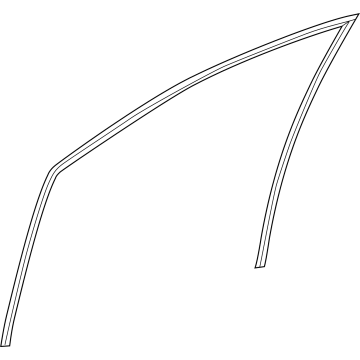 Toyota 68141-30430 Run Channel