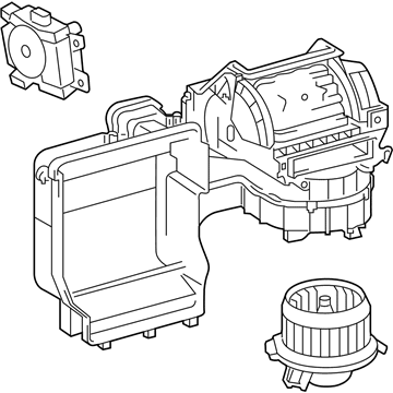 Toyota 87130-06330 Blower Assembly