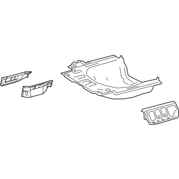 Toyota 58301-06910 Rear Floor Pan