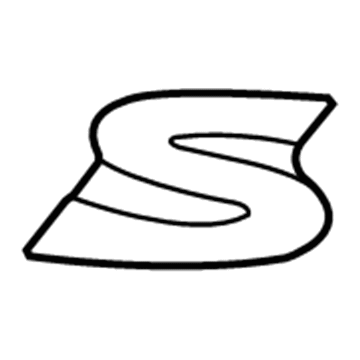 Toyota 75311-12A80 Nameplate