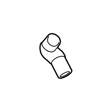 Toyota 16295-25080 Hose, Water By-Pass 16295-25080 Toyota Hose, Water By-Pass Illustration 1 of 1