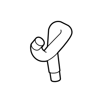 Toyota 16297-25040 By-Pass Hose