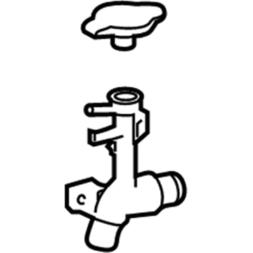 Toyota 16502-0P031 Filler Neck