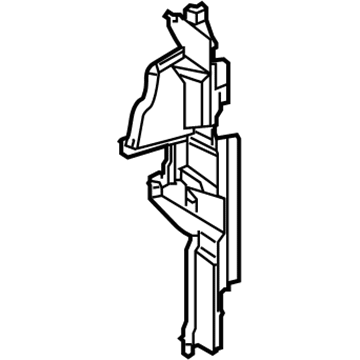 16593-F0350 Toyota Air Guide, Passenger Side Illustration 1 of 1