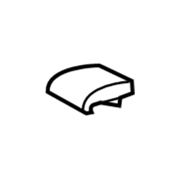 73373-0C040-C0 Toyota Seat Back Frame Upper Cover, Rear Illustration 1 of 1