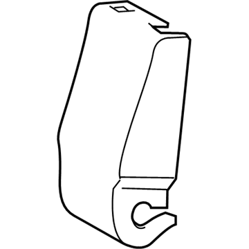 71073-0CC61-B1 Toyota Seat Back Cover, Gray, Center Illustration 1 of 1