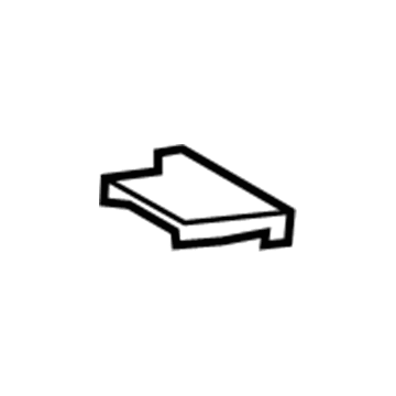 73373-0C050 Toyota Seat Back Frame Lower Cover, Rear Illustration 1 of 1