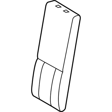 71095-0E060-B1 Toyota Seat Back Cover, Center Illustration 1 of 1