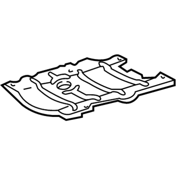 Toyota 12121-0A011 Oil Pan Baffle