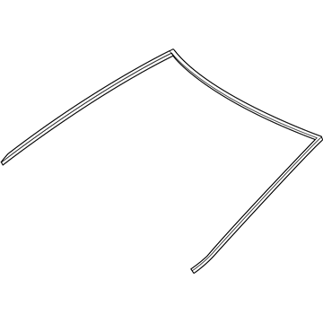 Toyota 75531-06160 Windshield Molding