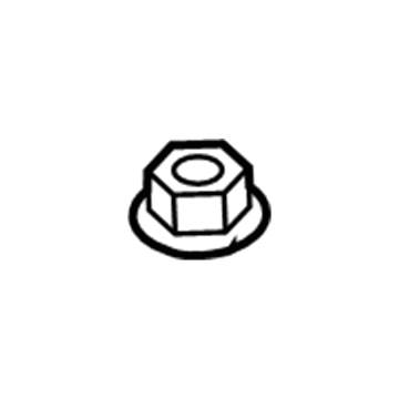 Toyota 90179-06007 Side Bracket Nut
