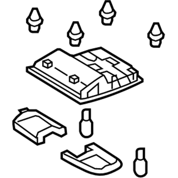 Toyota 81260-42011-B1 MAP Lamp Assembly