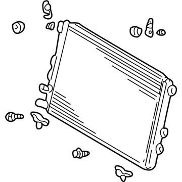 Toyota 88460-0C080 Condenser Assembly