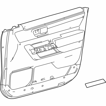 Toyota 67610-0C580-C1 Door Trim Panel