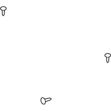 Toyota 90467-08186-B4 Cover Retainer Clip