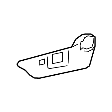 Toyota 71812-47130-C1 Cushion Shield