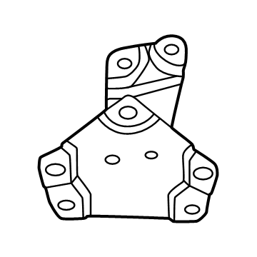 Toyota 88161-35010 Blind Spot Radar Bracket