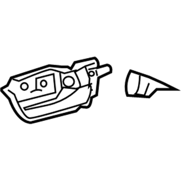 Toyota 69206-02270-C0 Handle, Inside