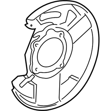 Toyota 47704-0C020 Splash Shield