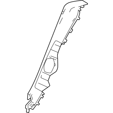 Toyota 62551-47070-C0 Lock Pillar Trim