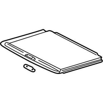 63306-48010-A2 Toyota Trim Sub-Assembly, Sunshade Illustration 1 of 1