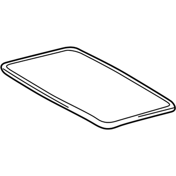63201-48030 Toyota Sunroof Glass Illustration 1 of 1