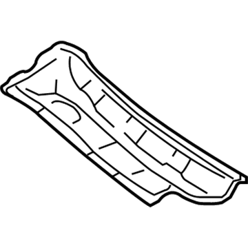 55715-48030 Toyota Support Brace, Passenger Side Illustration 1 of 1