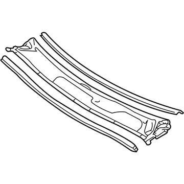 55781-48050 Toyota Cowl Grille Illustration 1 of 1
