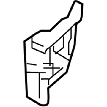 51702-06010 Toyota Bracket Sub-Assembly, Body Support, Driver Side Illustration 1 of 1