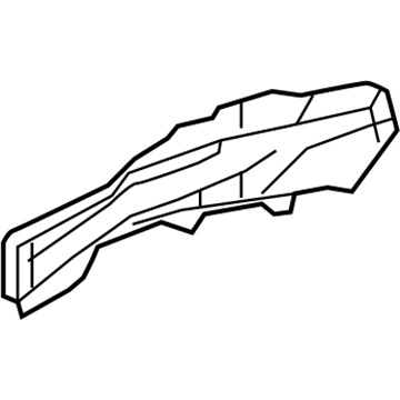 57116-06071 Toyota Outer Rail, Driver Side Illustration 1 of 1