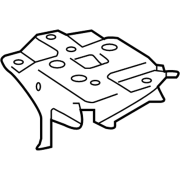 53771-06090 Toyota Battery Tray, Front Driver Side Illustration 1 of 1