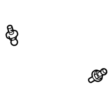 Toyota 68961-12050 Support Cylinder Ball Stud