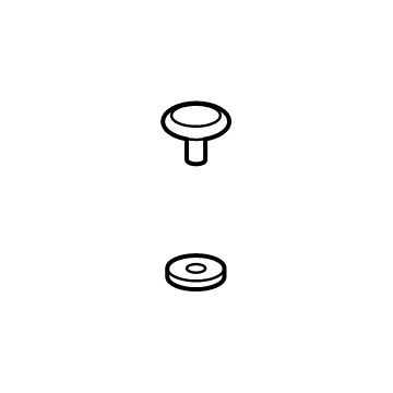 Toyota 73219-02020 Belt & Retractor Stopper
