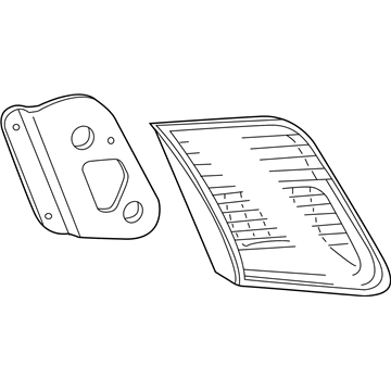 81581-33180 Toyota Lens & Housing, Passenger Side Illustration 1 of 1